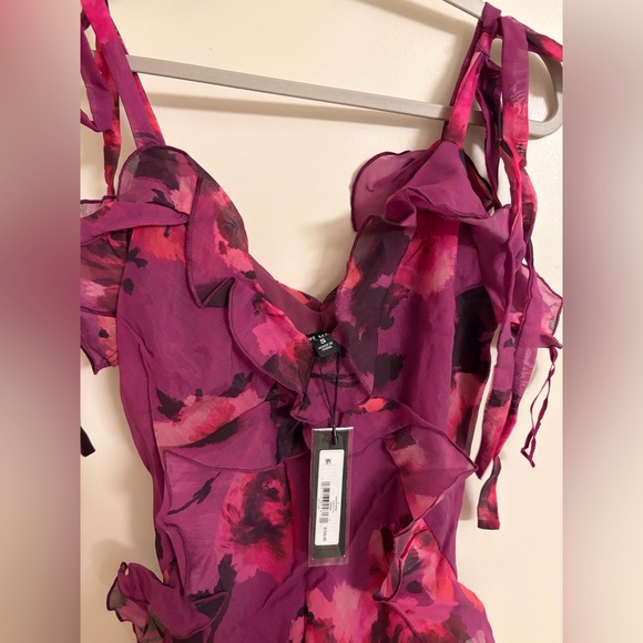 NWT Women’s Steve Madden Adalina V-Neck Midi Dress - Picture 7 of 7